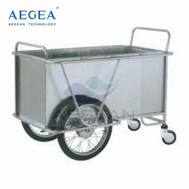 Ag-SS025 het ziekenhuisss wasserijkarretje met twee grote wielen